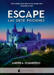 Escape.-Las-siete-pociones-Andrea-Izquierdo-Portada-218x300